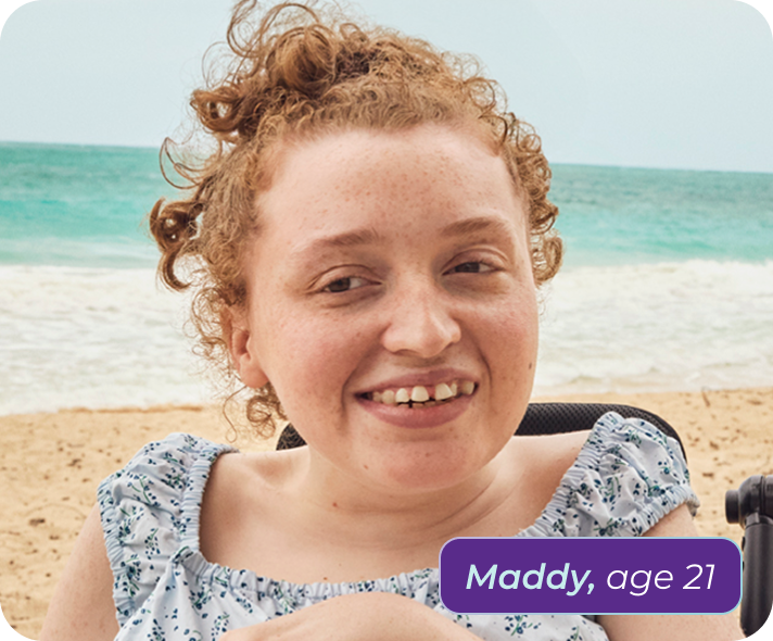Maddy, living with Rett syndrome