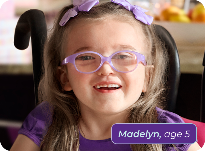 Madelyn, living with Rett syndrome
