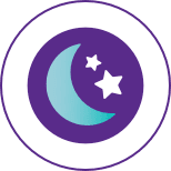 Nighttime behaviors icon